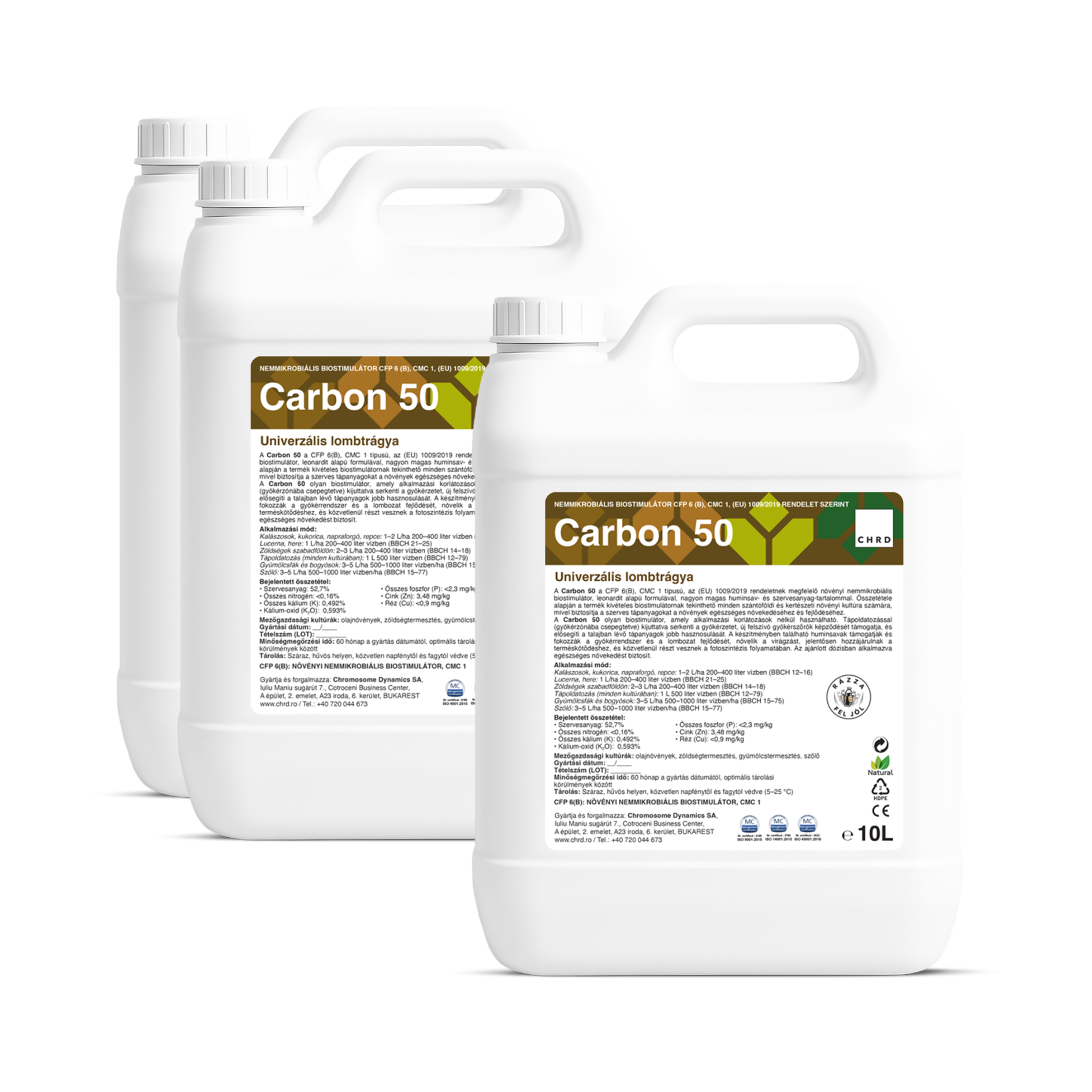 (20+10L INGYEN) CARBON 50, Univerzális nemikrobiális biostimulátor